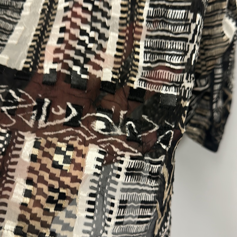 Ruby Rd. Sheer Blouse - Picture 4 of 4